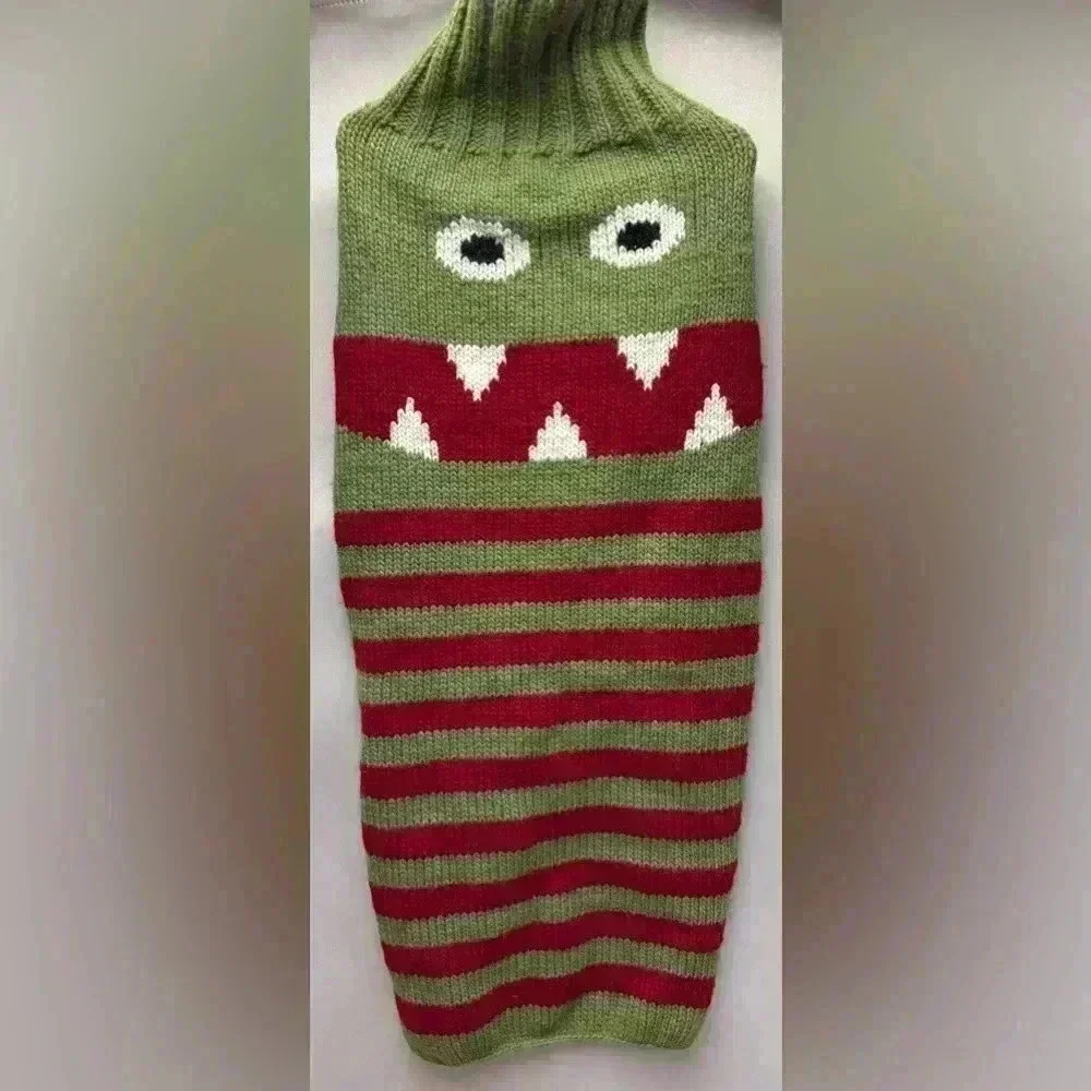 Little Monster Dog Sweater Chilly Dog Hand Knit Wool - Picture 1 of 5